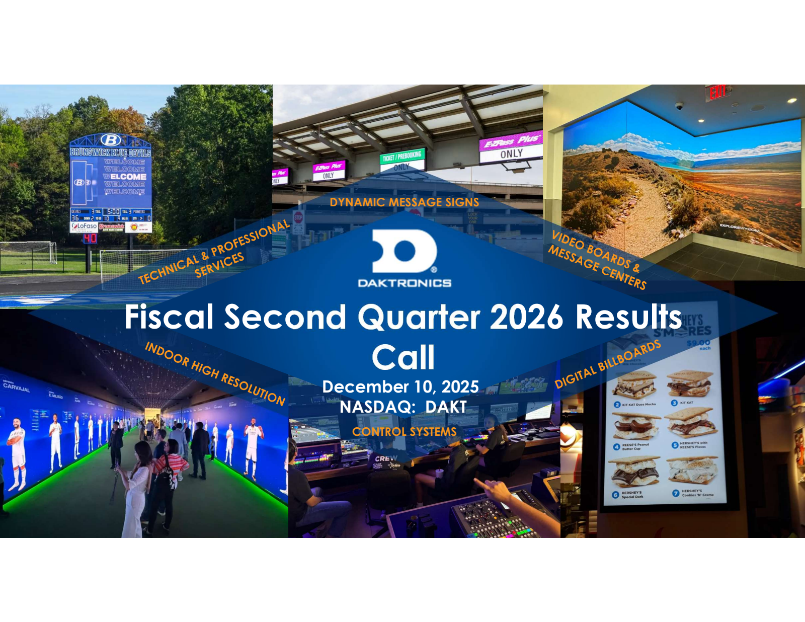 Daktronics' Q2 2026 Slide Deck