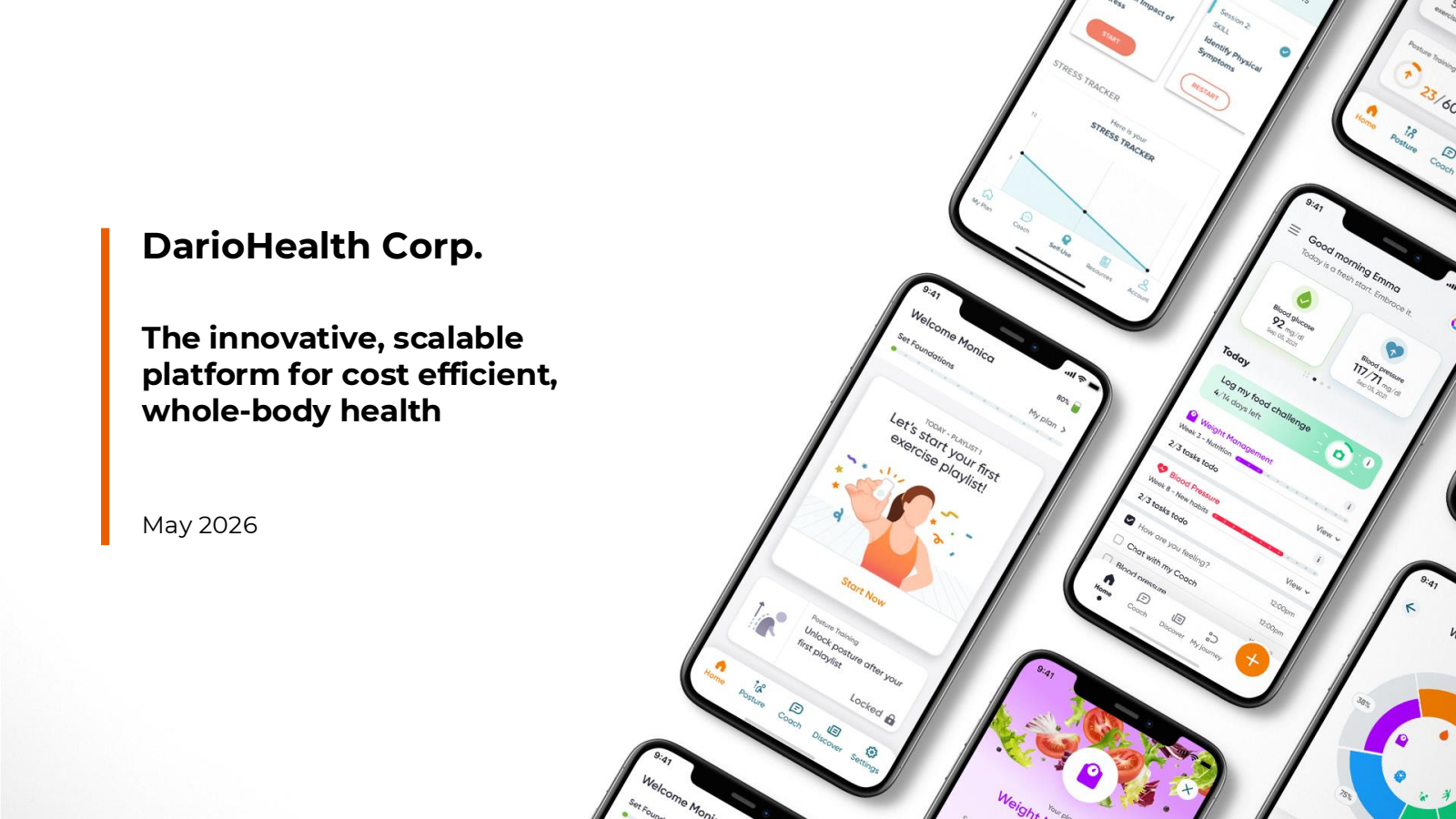 DarioHealth's Q1 2026 Slide Deck
