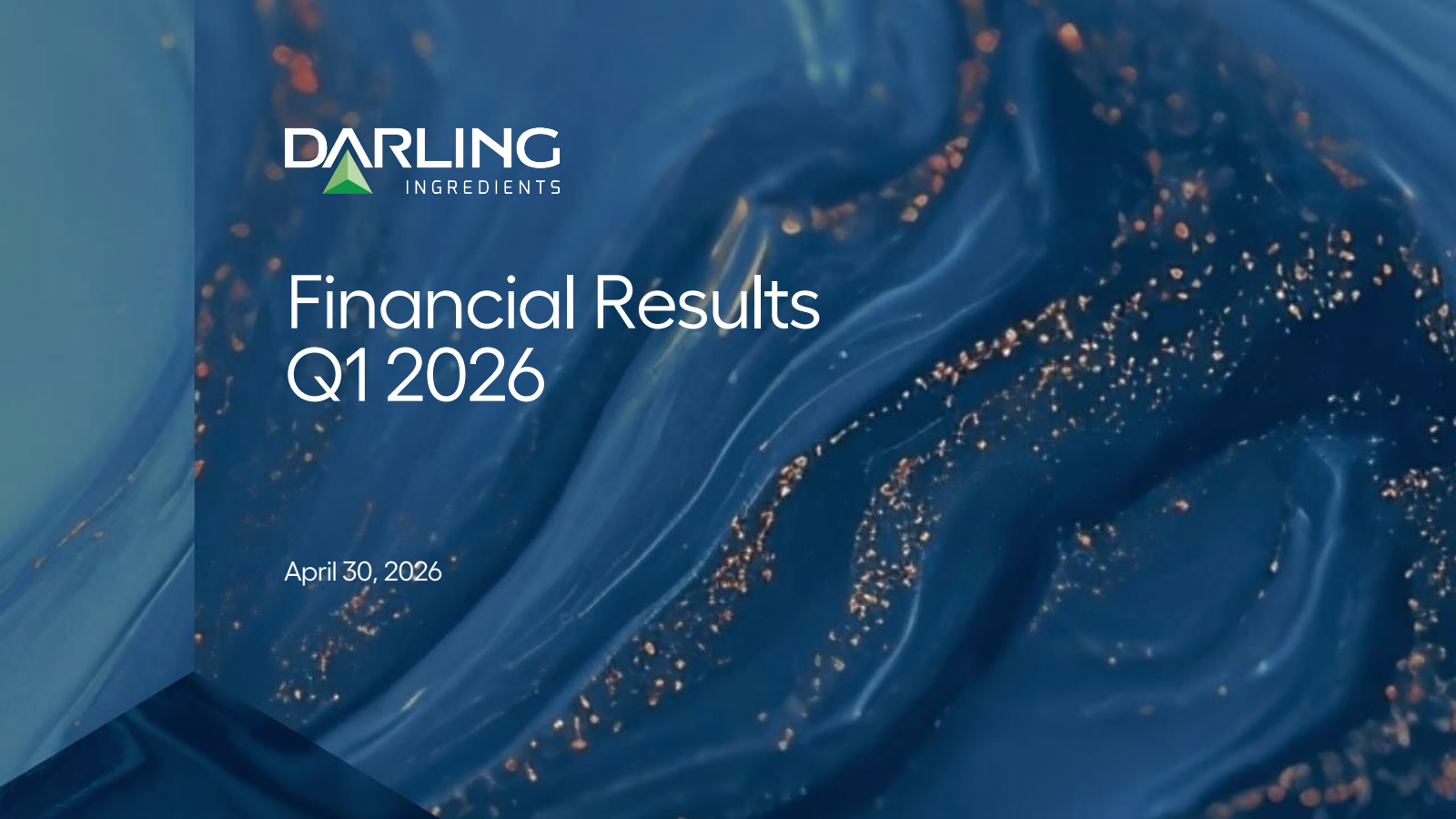 Darling Ingredients' Q1 2026 Slide Deck