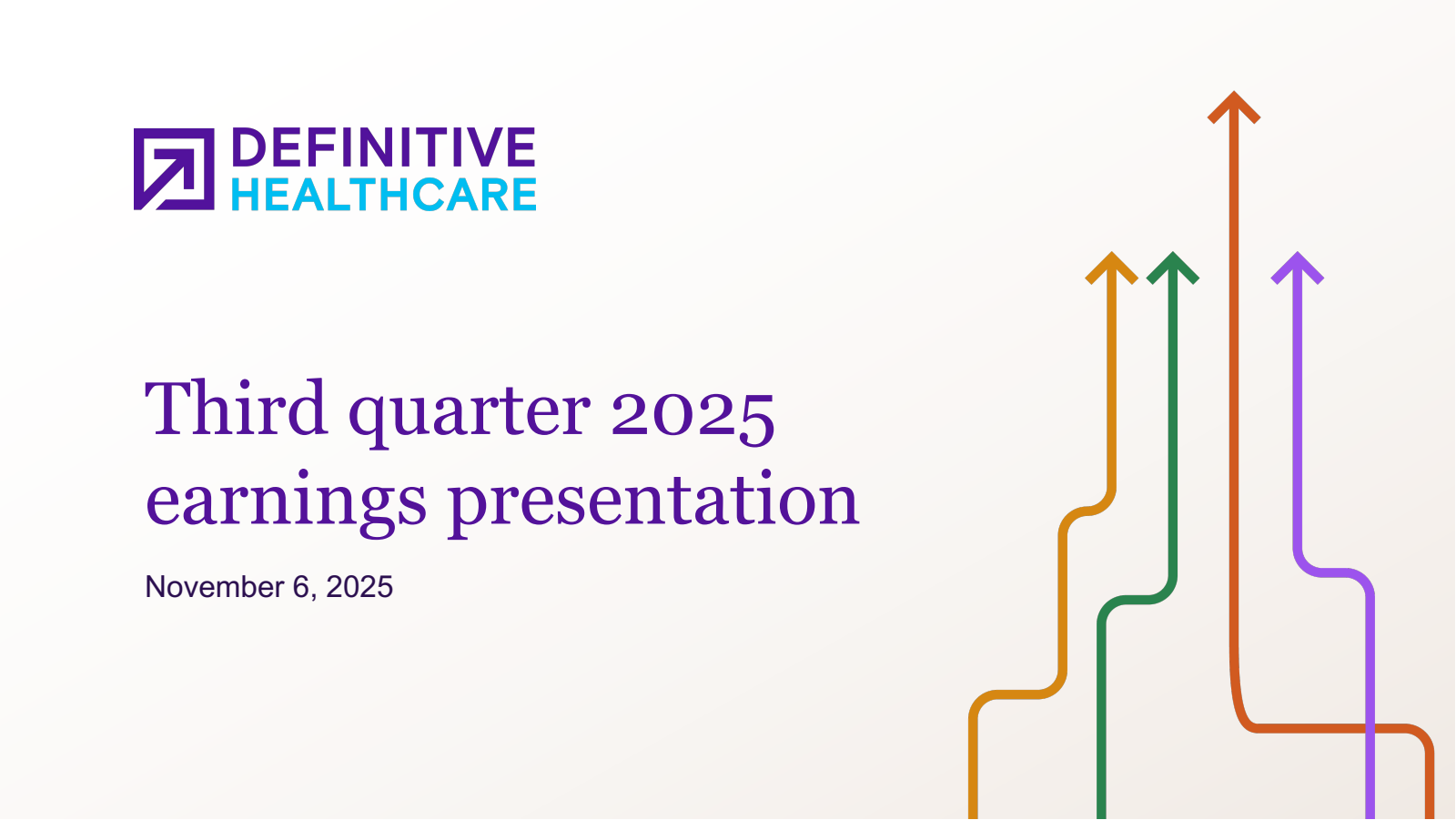 Definitive Healthcare's Q3 2025 Slide Deck
