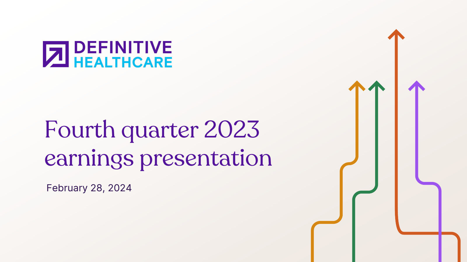 Definitive Healthcare's Q4 2023 Slide Deck