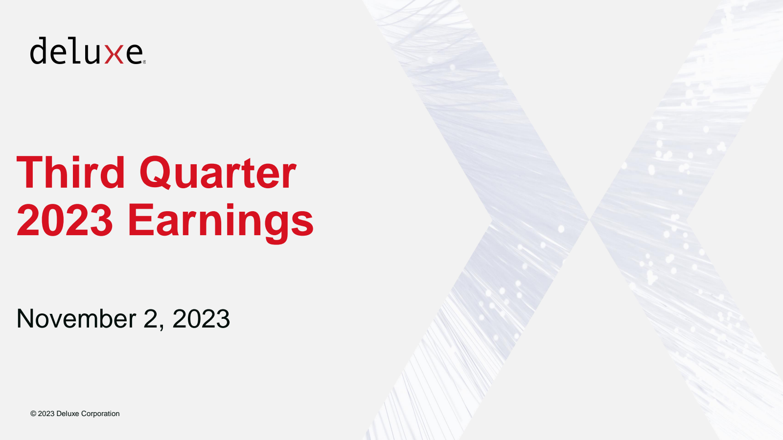 Financial Institutions' Q3 2023 Slide Deck