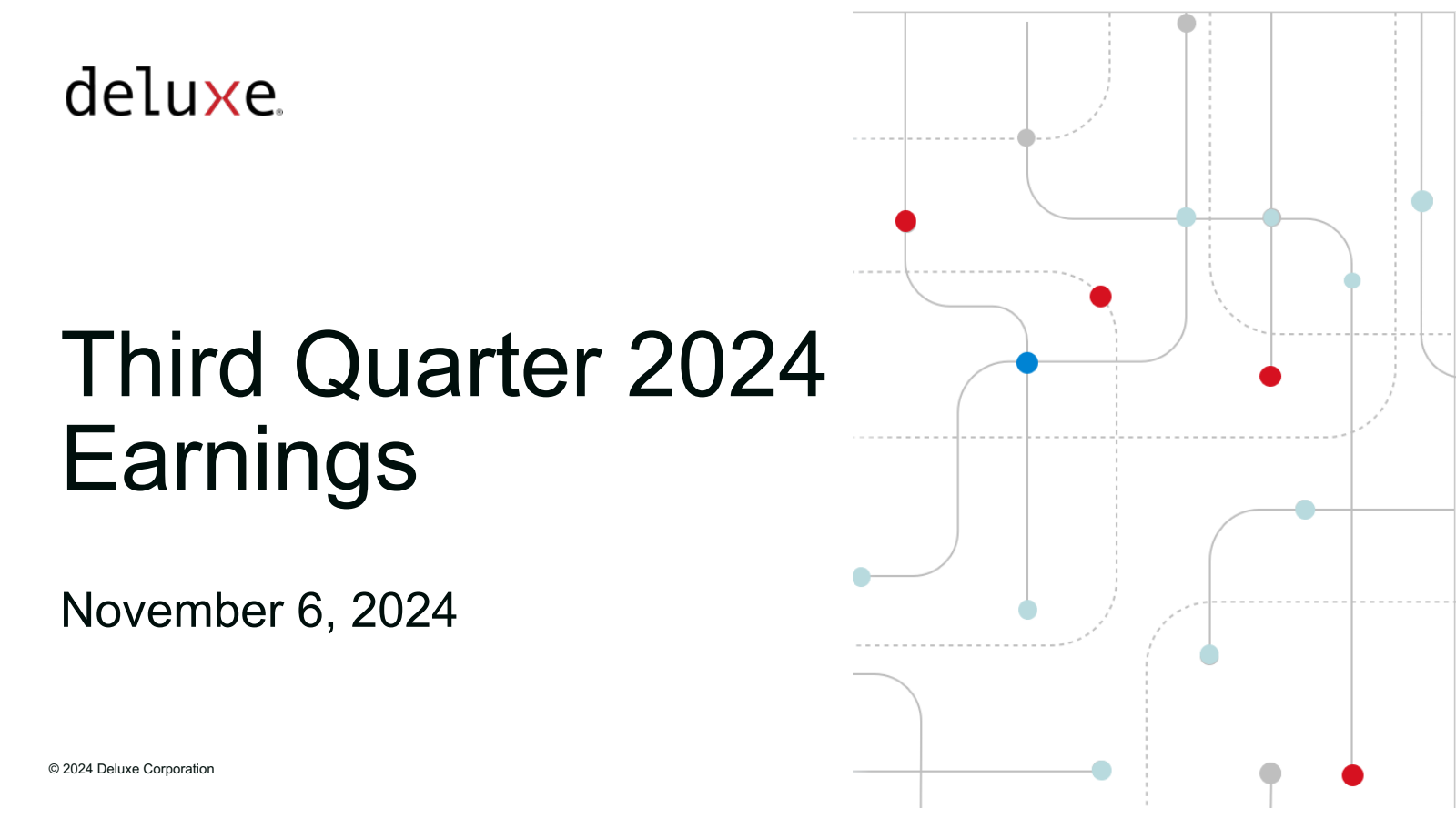 Deluxe's Q3 2024 Slide Deck