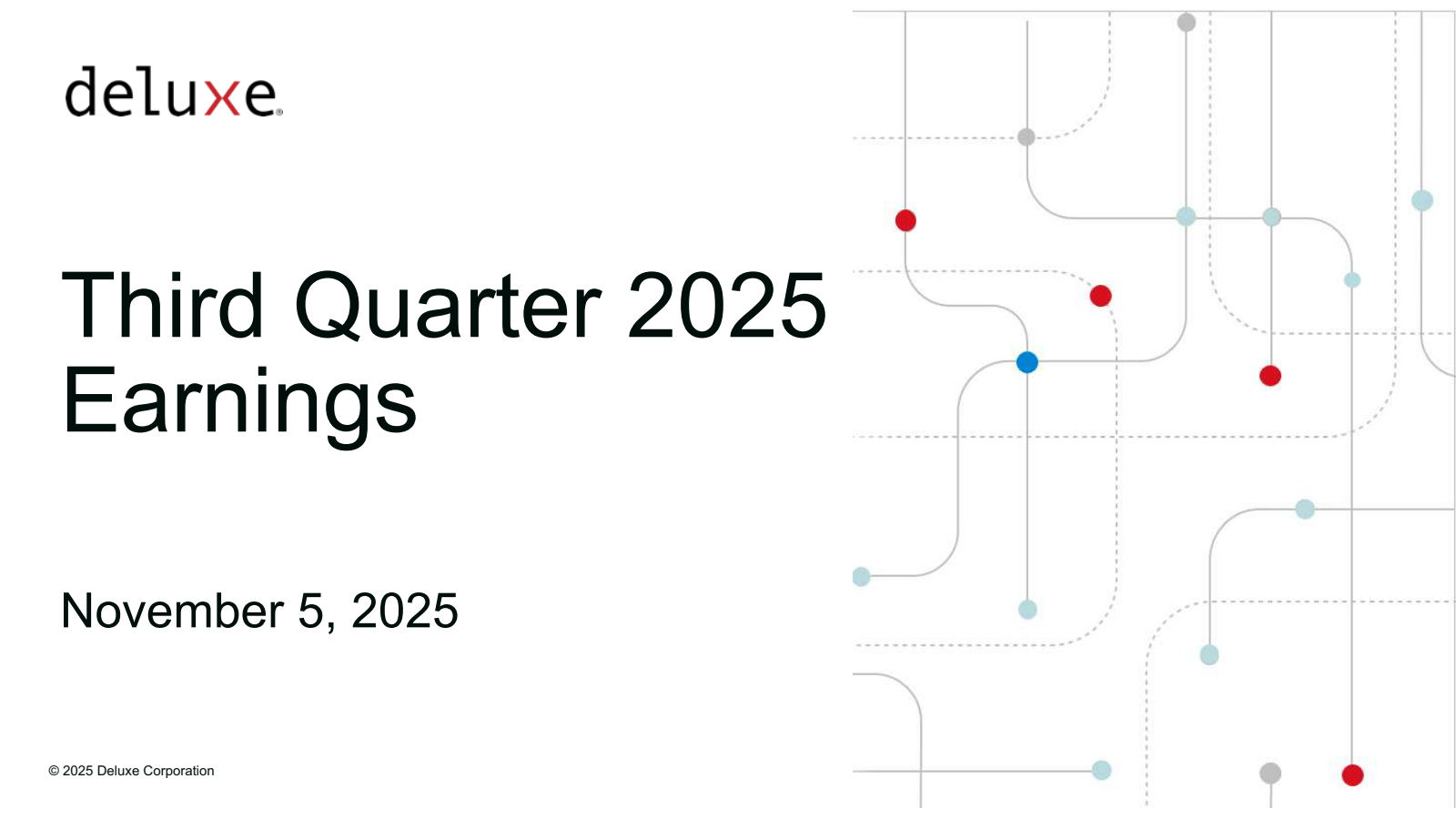 Deluxe's Q3 2025 Slide Deck