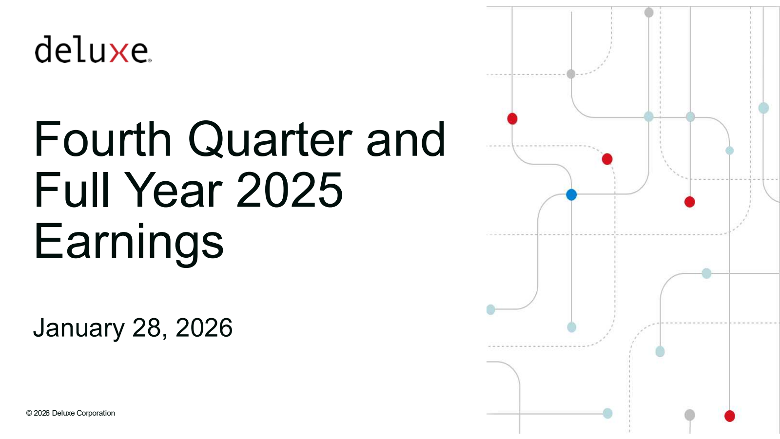 DLX Q4 2025 Earnings Report on 1/28/2026