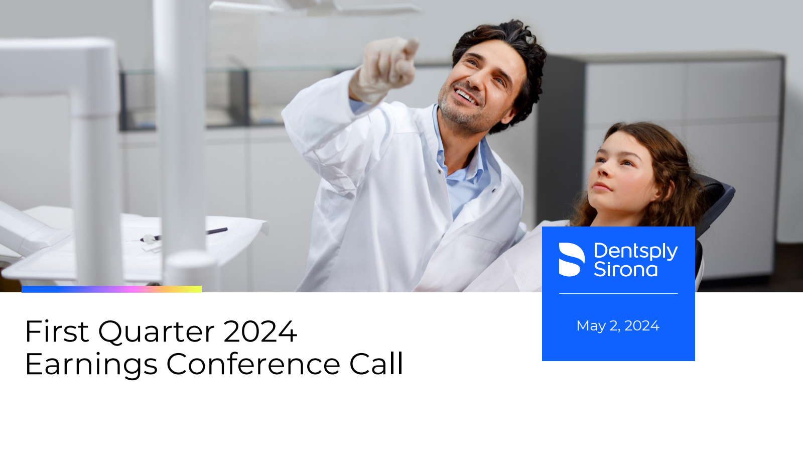DENTSPLY SIRONA's Q1 2024 Slide Deck