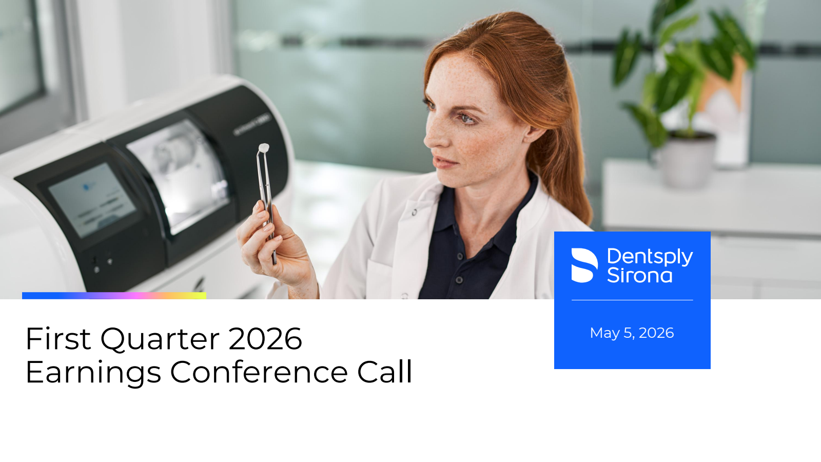 DENTSPLY SIRONA's Q1 2026 Slide Deck