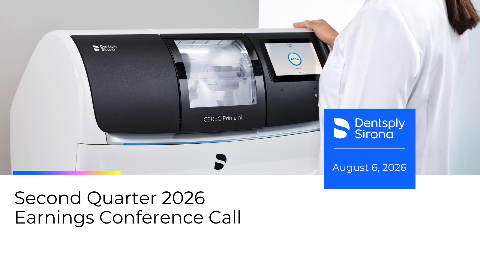 DENTSPLY SIRONA's Q2 2026 Slide Deck