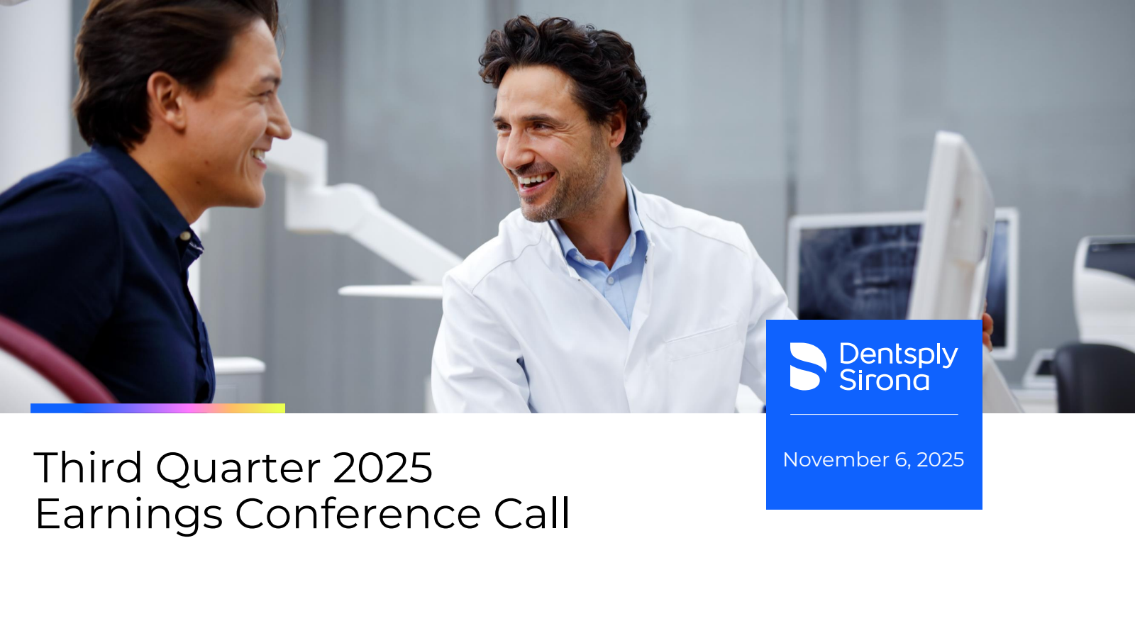 DENTSPLY SIRONA's Q3 2025 Slide Deck