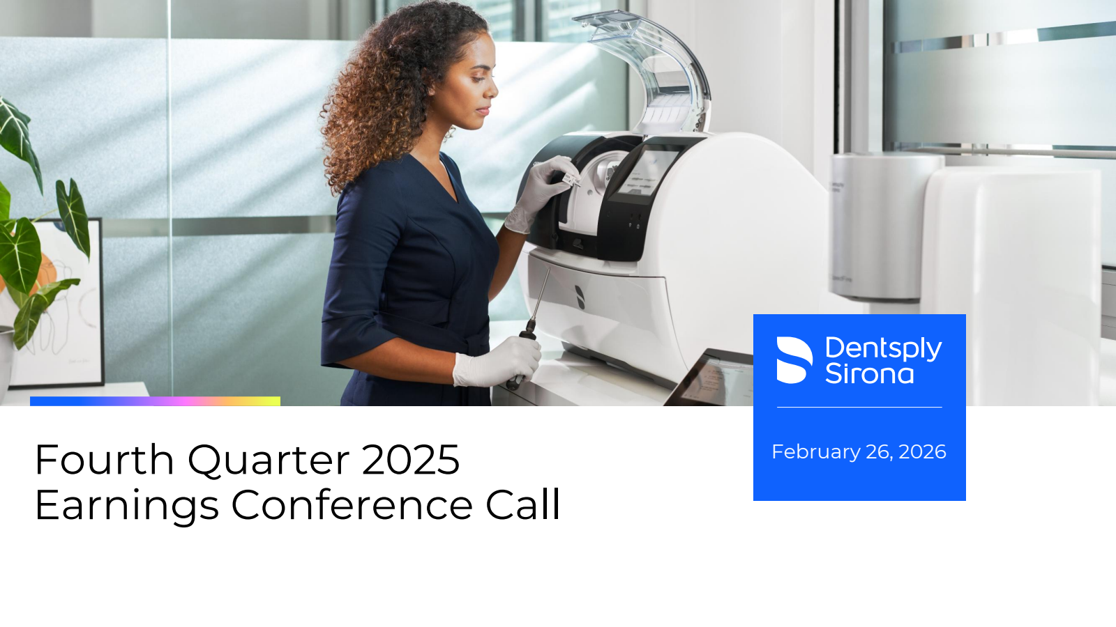 DENTSPLY SIRONA's Q4 2025 Slide Deck