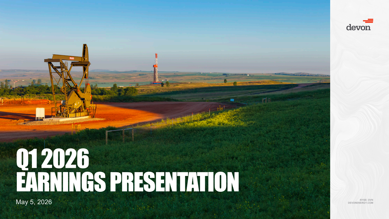 Devon Energy's Q1 2026 Slide Deck