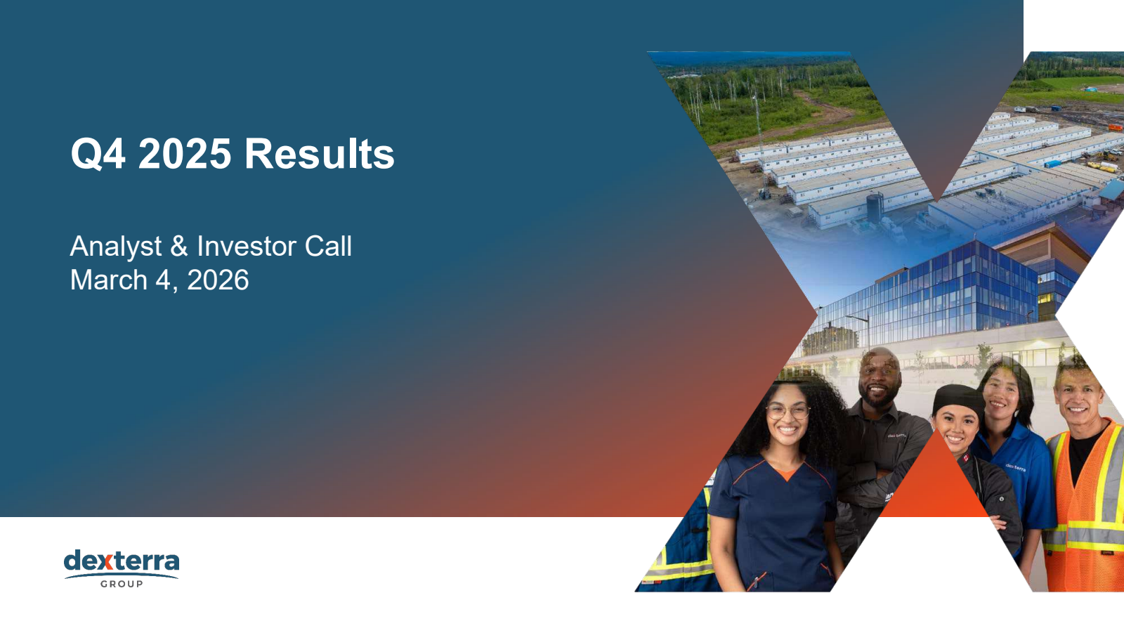 Dexterra Group's Q4 2025 Slide Deck