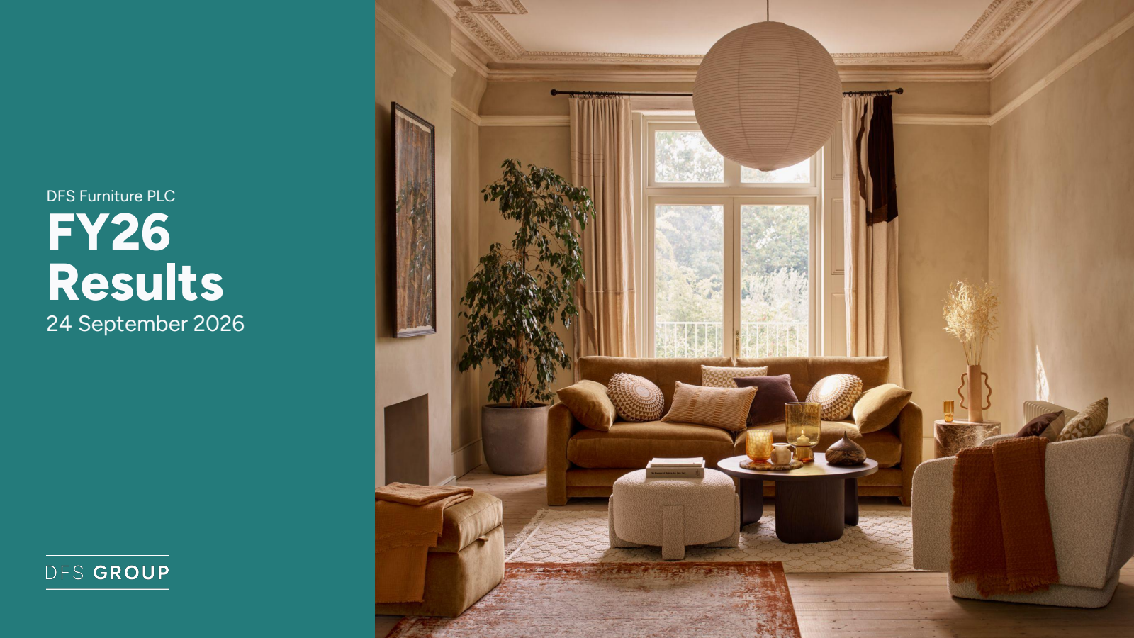 DFS Furniture's H2 2026 Slide Deck