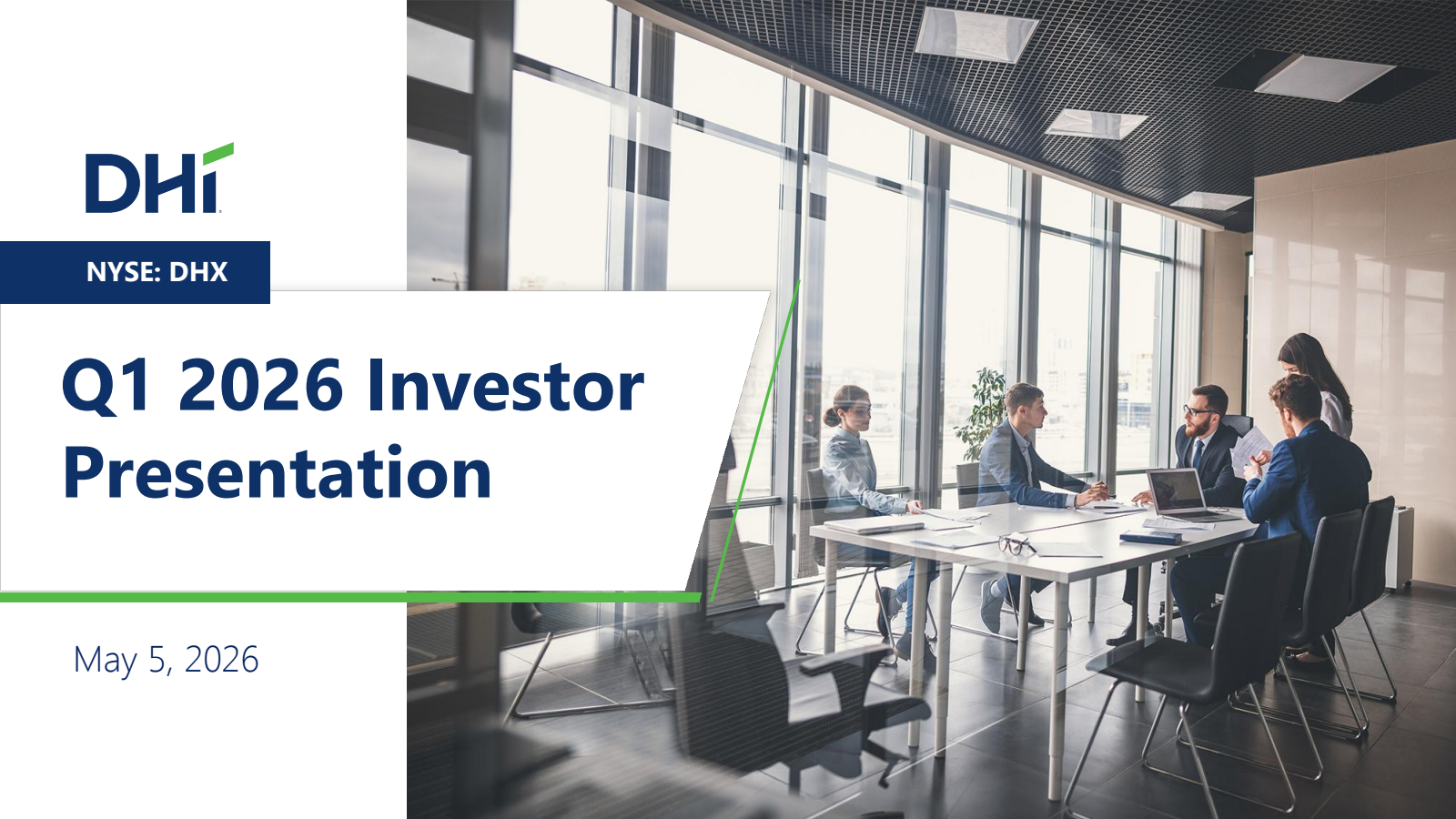 DHI Group's Q1 2026 Slide Deck