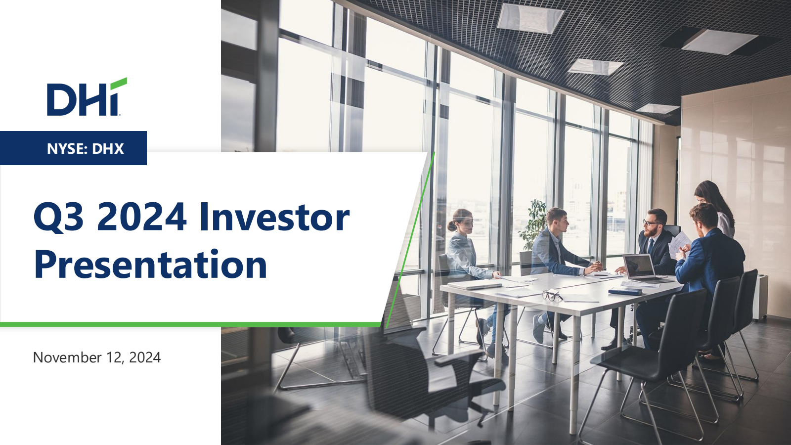 DHI Group's Q3 2024 Slide Deck
