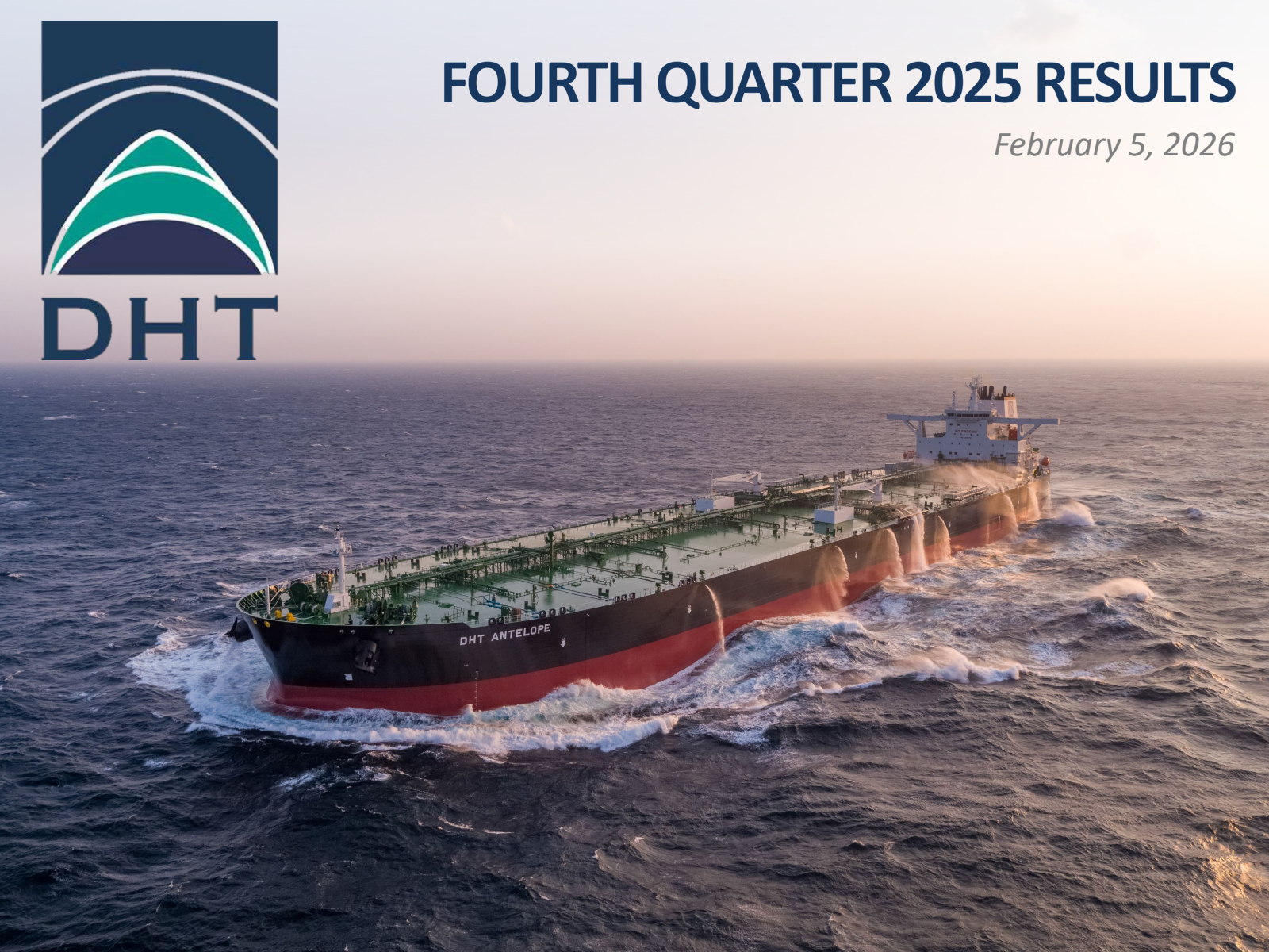 DHT's Q4 2025 Slide Deck