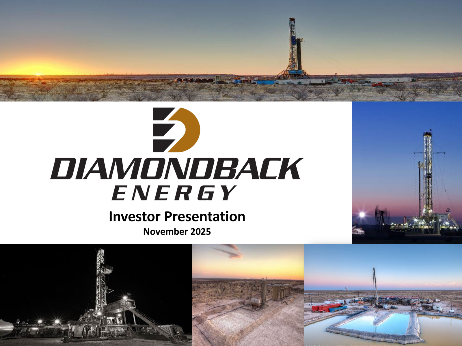 Diamondback Energy's Q3 2025 Slide Deck