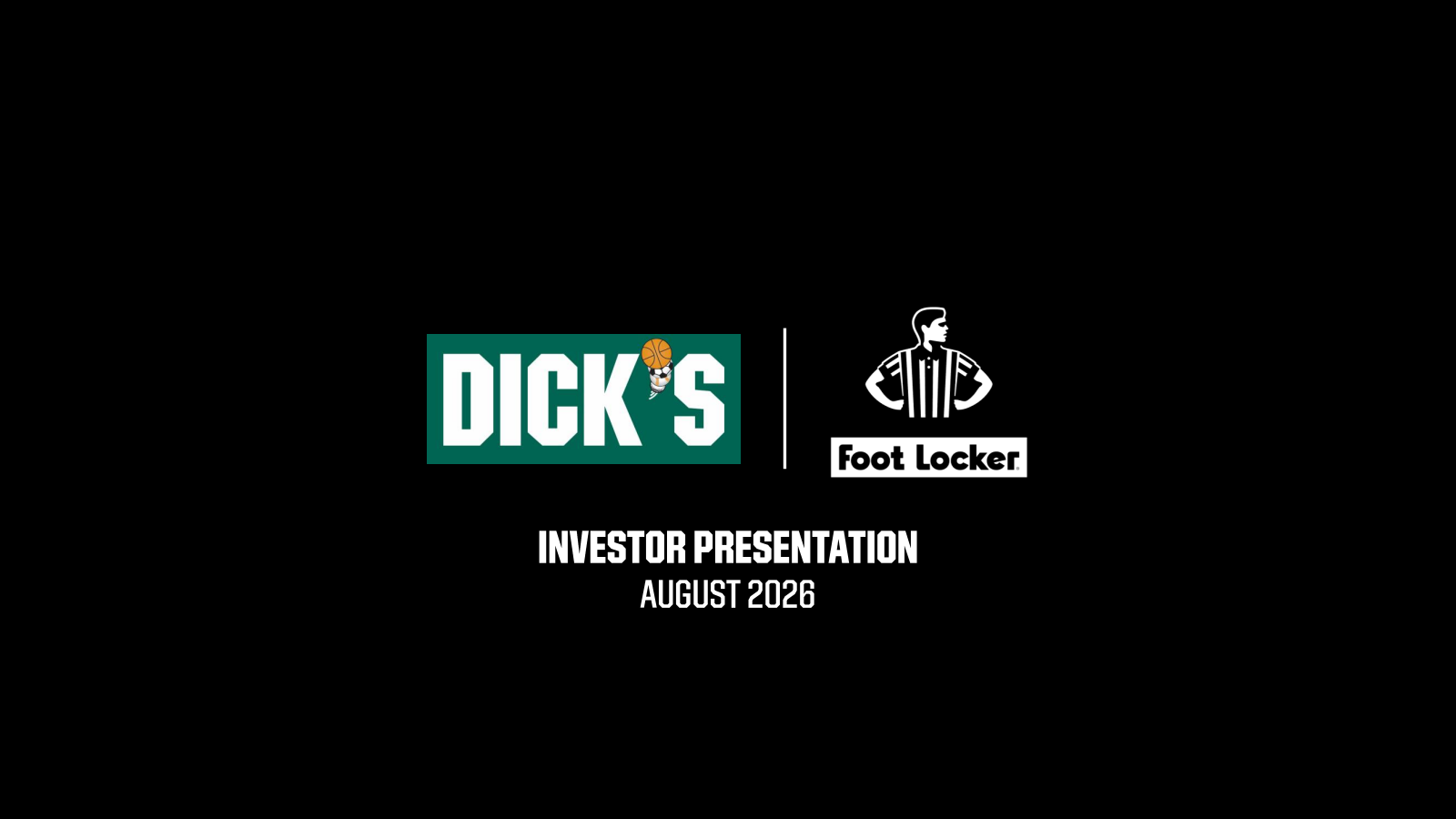 DICK'S Sporting Goods' Q2 2027 Slide Deck