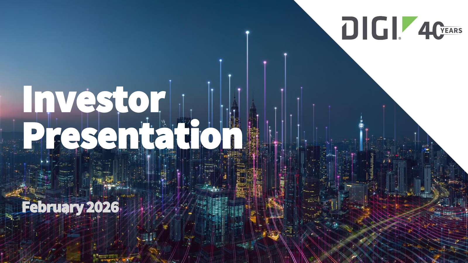 Digi International's Q1 2026 Slide Deck
