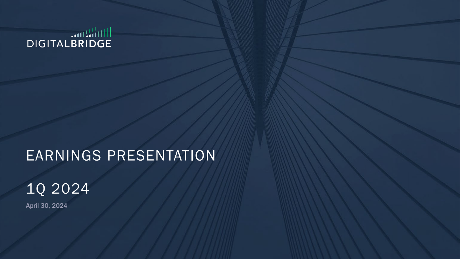 DigitalBridge Group's Q1 2024 Slide Deck