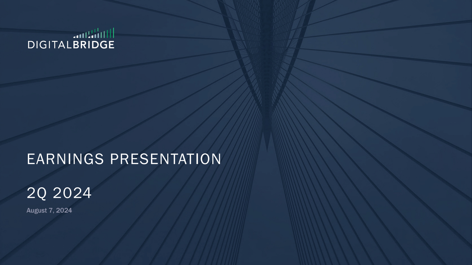 DigitalBridge Group's Q2 2024 Slide Deck