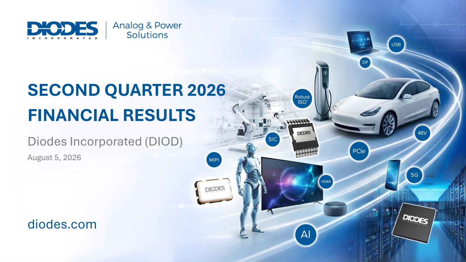 Diodes' Q2 2026 Slide Deck