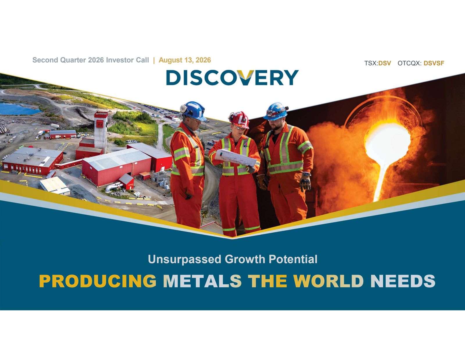 Discovery Silver's Q2 2026 Slide Deck