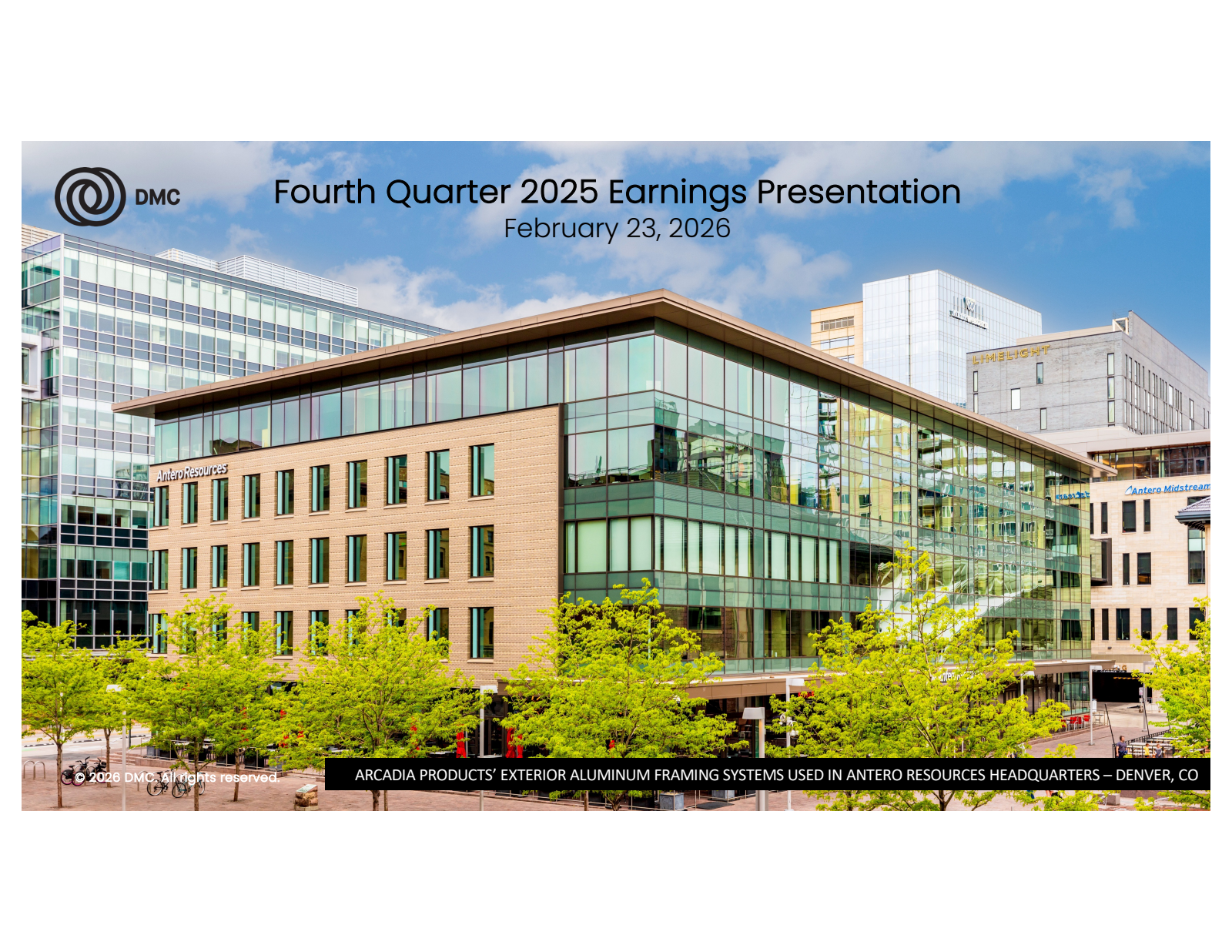 DMC Global's Q4 2025 Slide Deck