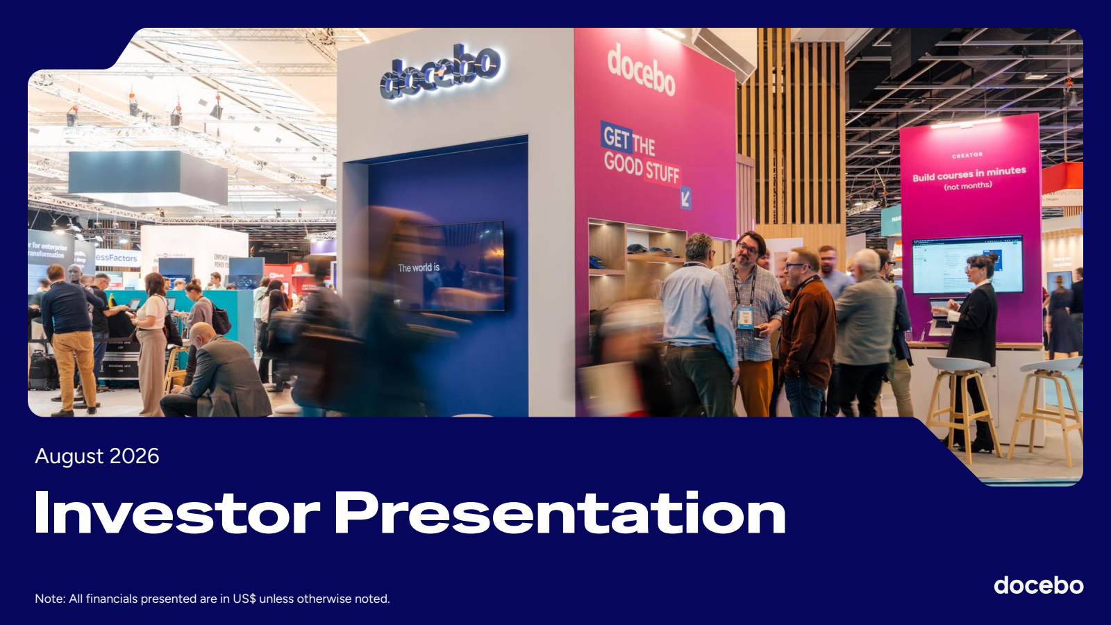 Docebo's Q2 2026 Slide Deck