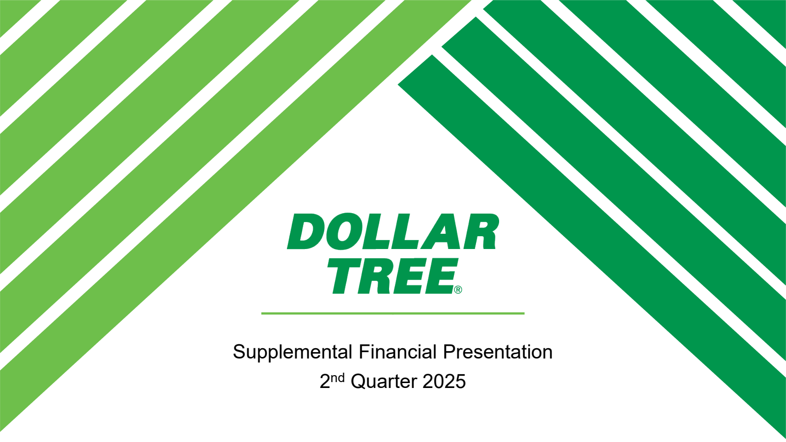 Dollar Tree's Q2 2026 Slide Deck
