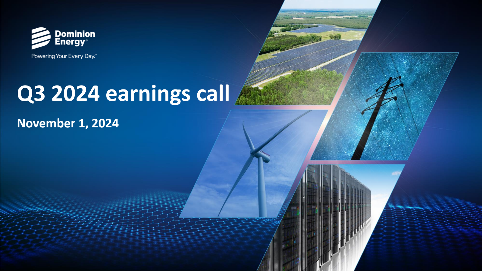Dominion Energy's Q3 2024 Slide Deck