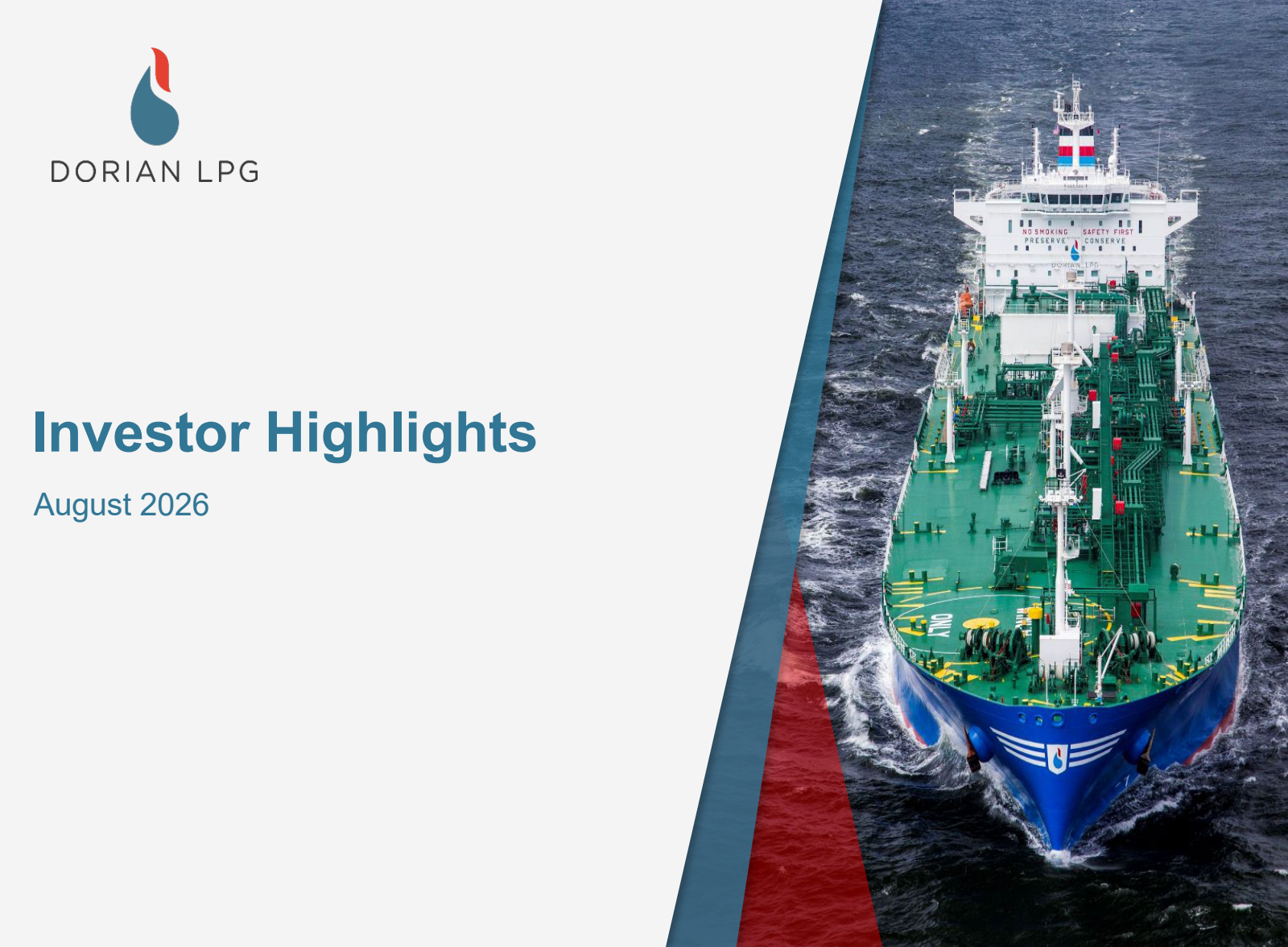 Dorian LPG's Q1 2027 Slide Deck