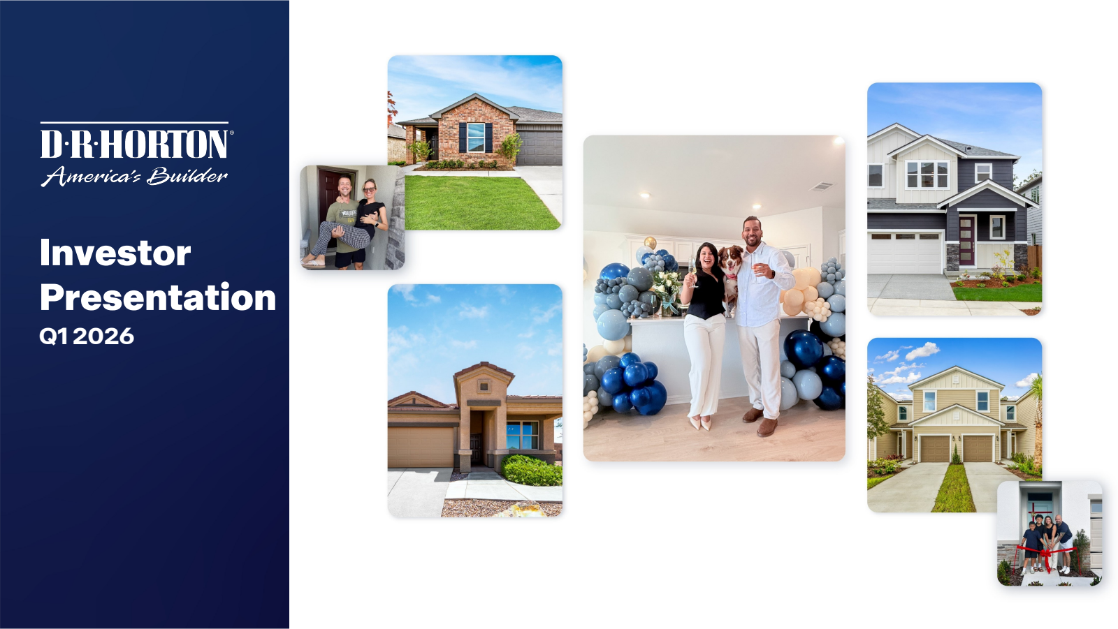 D.R. Horton's Q1 2026 Slide Deck