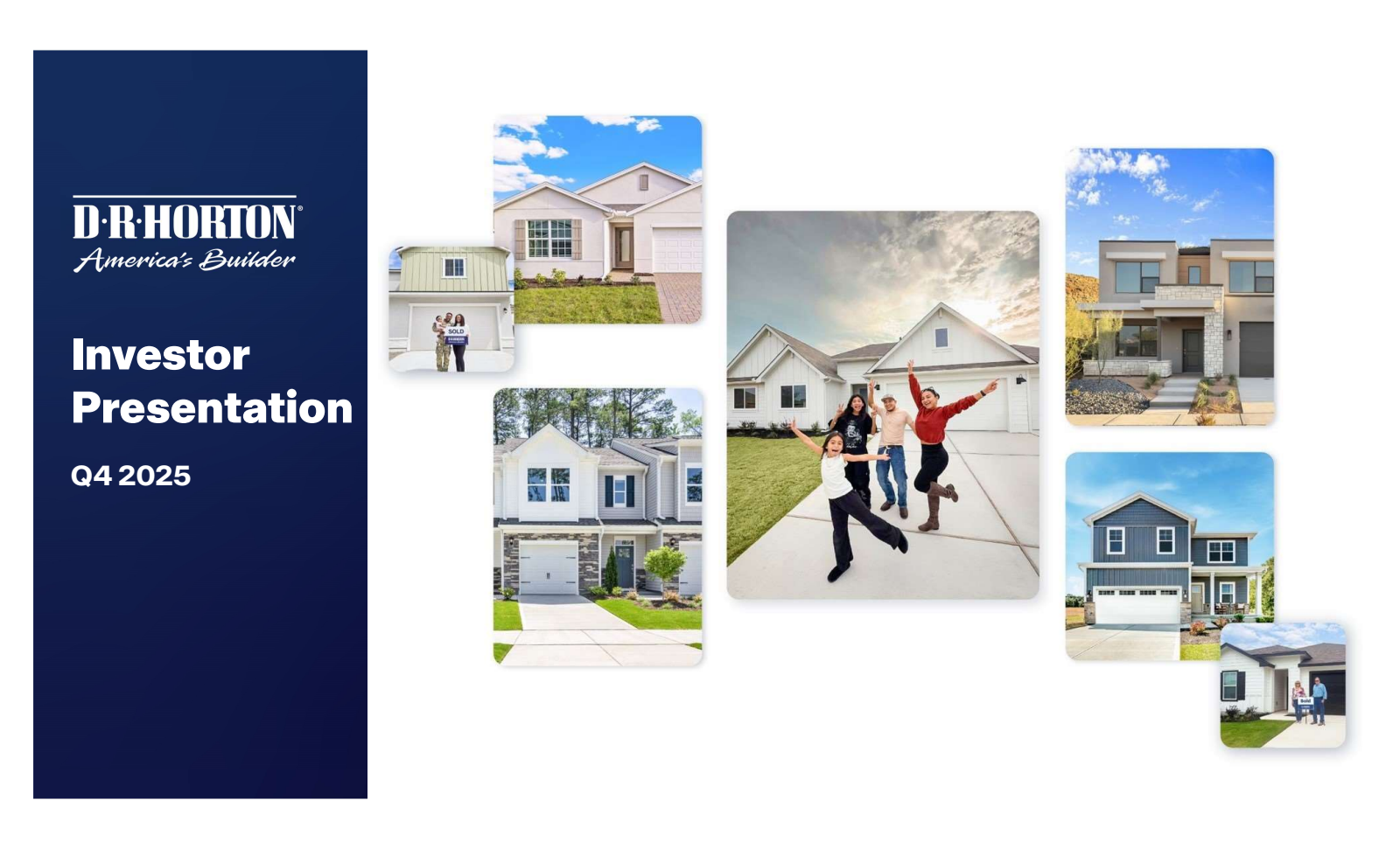 D.R. Horton's Q4 2025 Slide Deck
