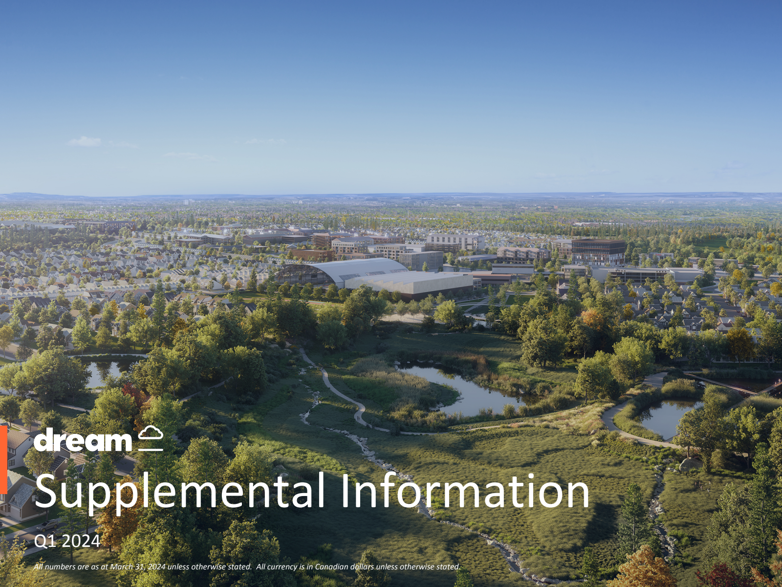 Dream Unlimited's Q1 2024 Slide Deck