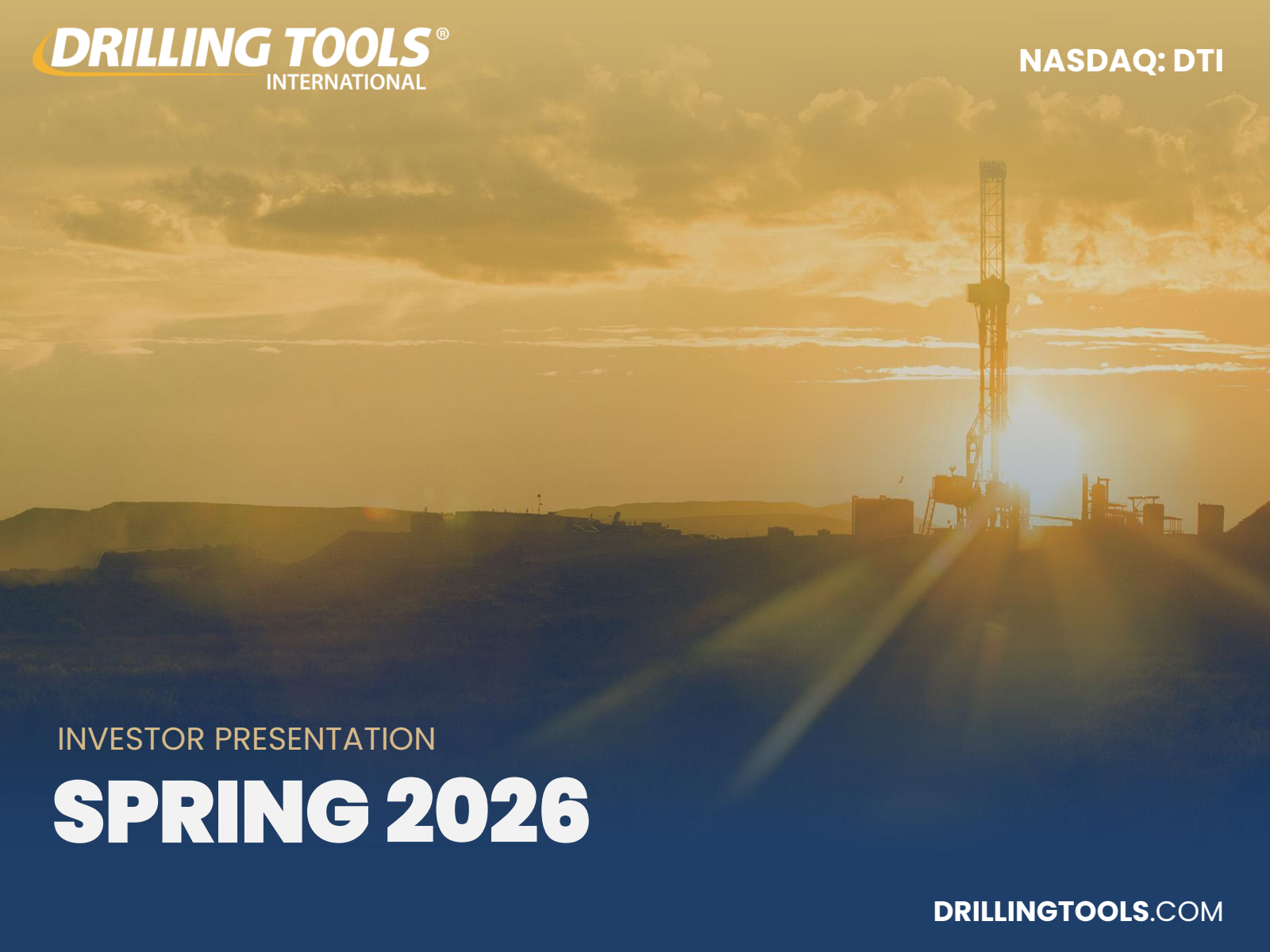 Drilling Tools International's Q4 2025 Slide Deck