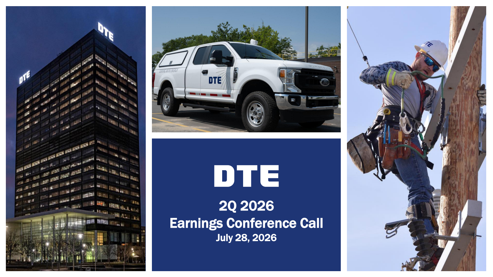 DTE Energy's Q2 2026 Slide Deck