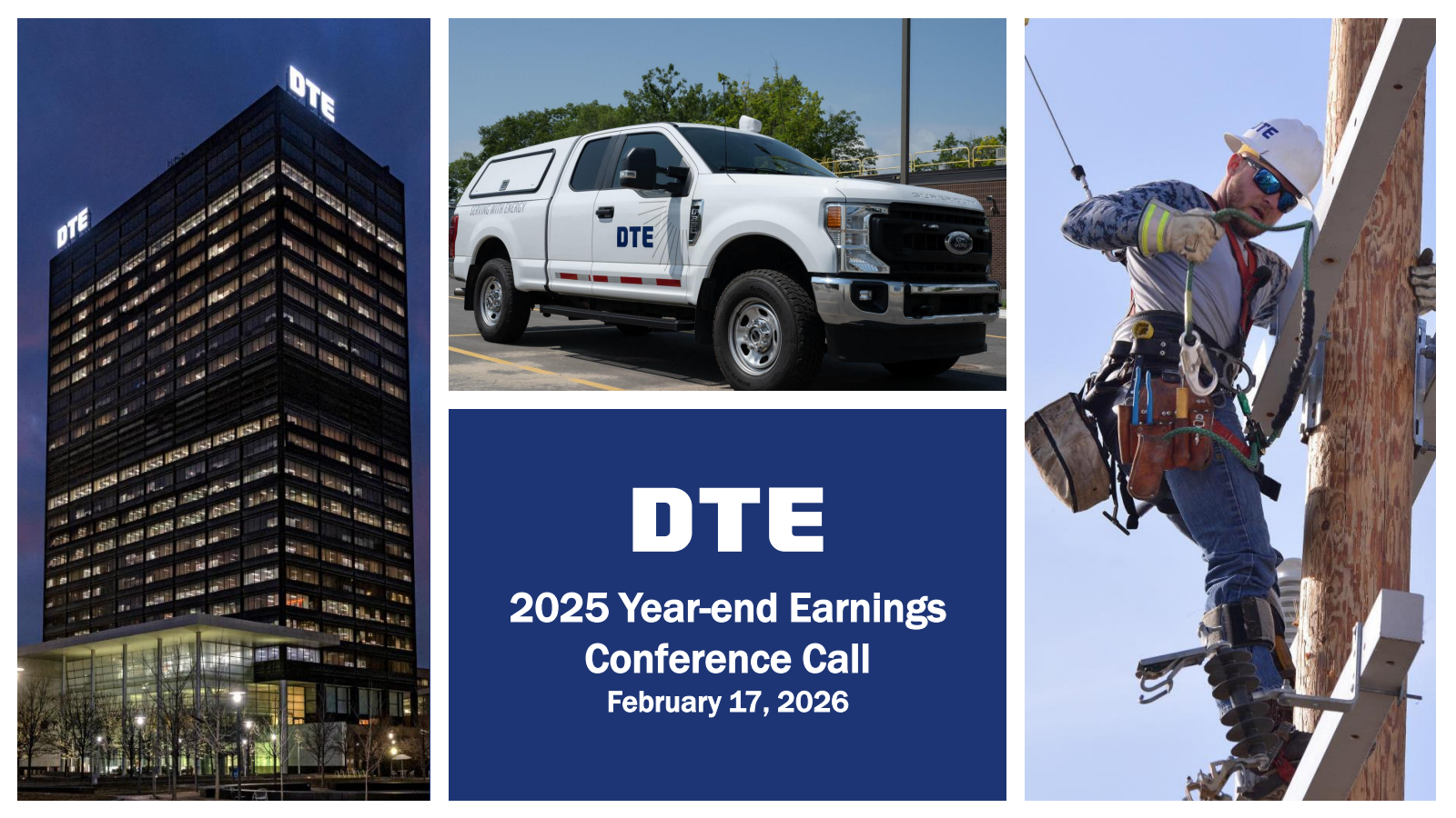 DTE Energy's Q4 2025 Slide Deck