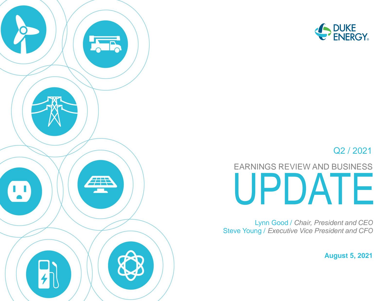 Duke Energy's Q2 2021 Slide Deck