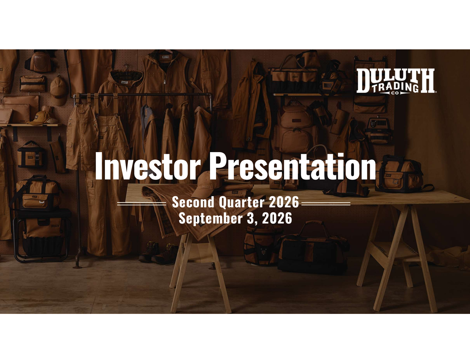 Duluth's Q2 2027 Slide Deck
