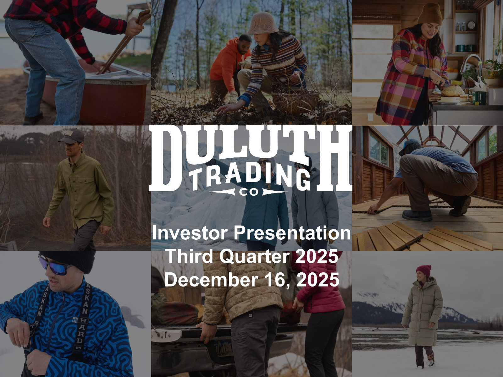 Duluth's Q3 2026 Slide Deck