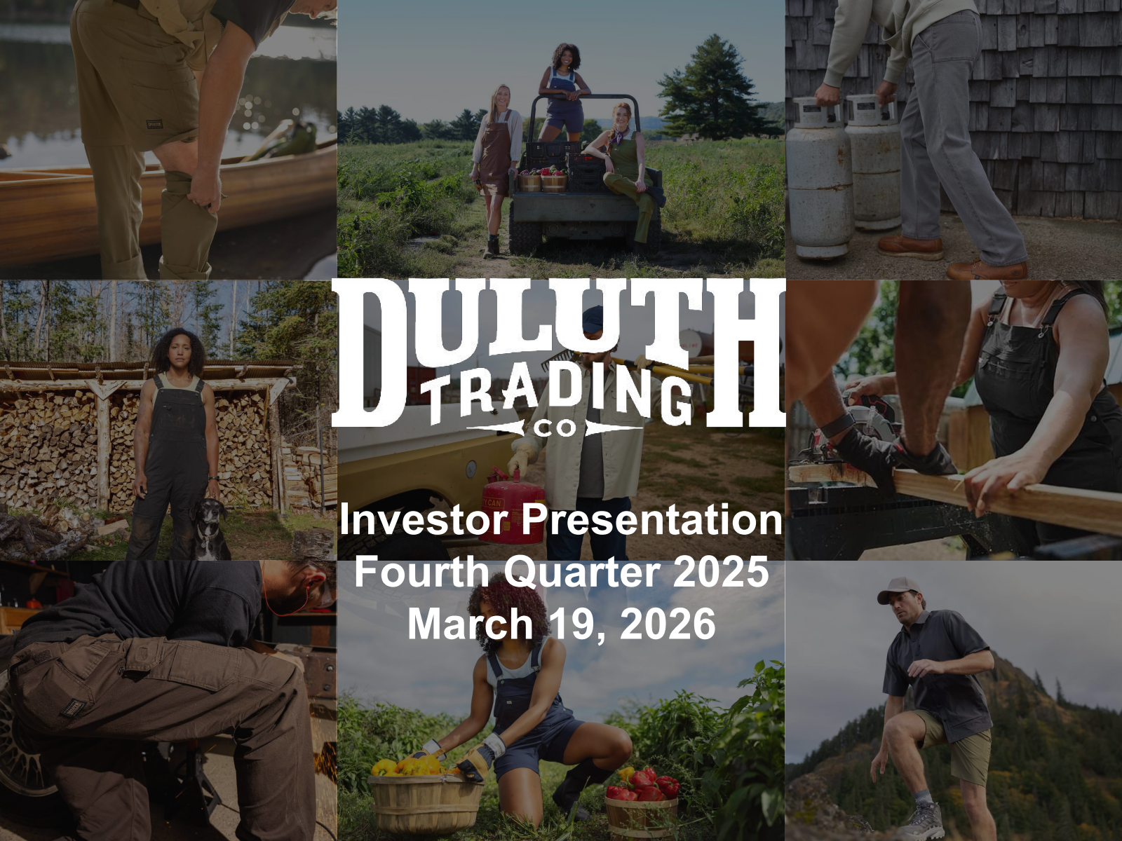 Duluth's Q4 2026 Slide Deck