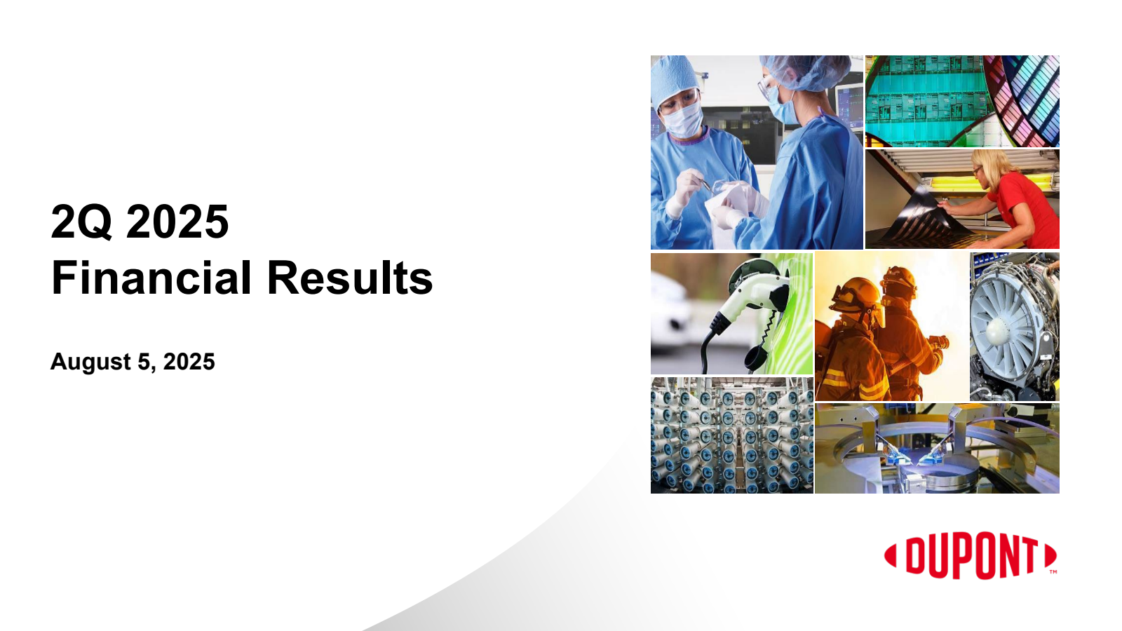 DuPont de Nemours' Q2 2025 Slide Deck