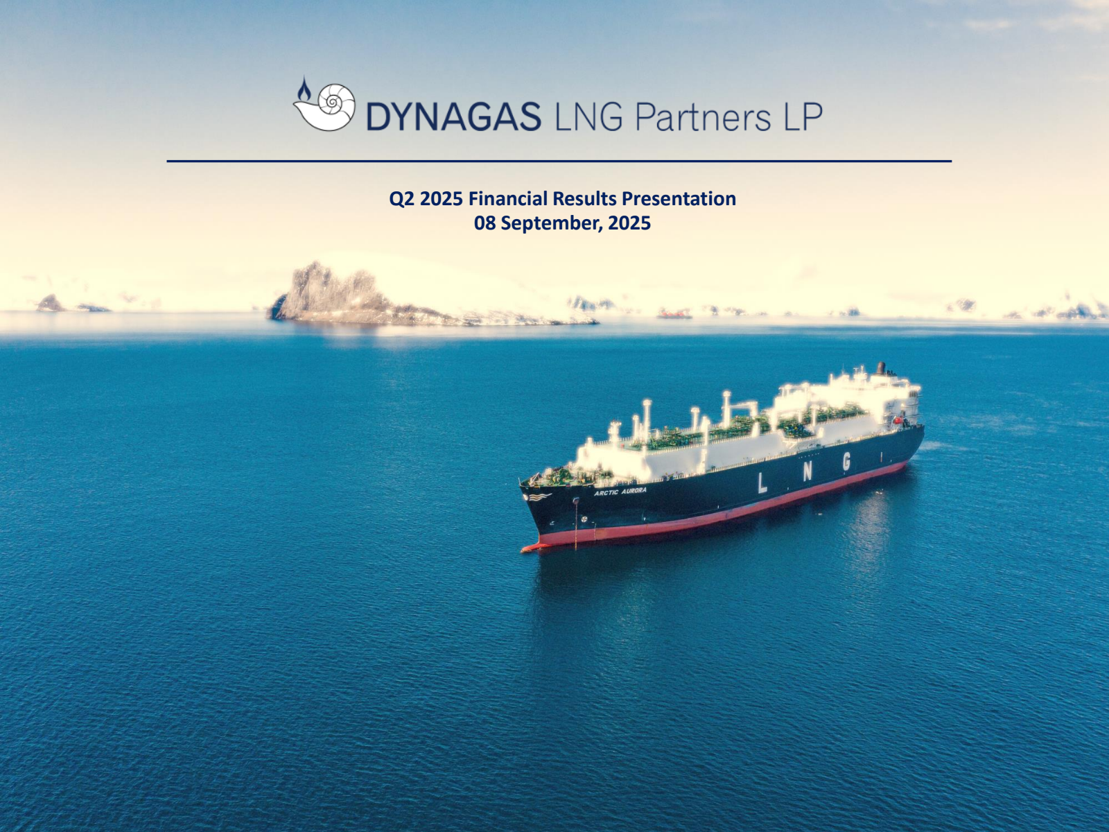 Dynagas LNG Partners' Q2 2025 Slide Deck