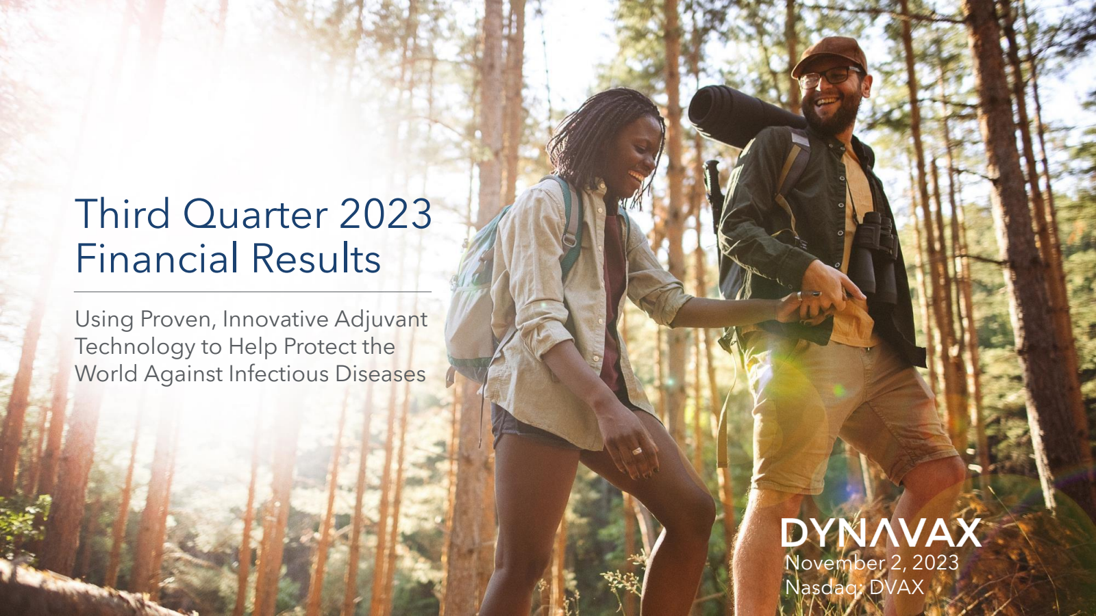 Dynavax Technologies' Q3 2023 Slide Deck