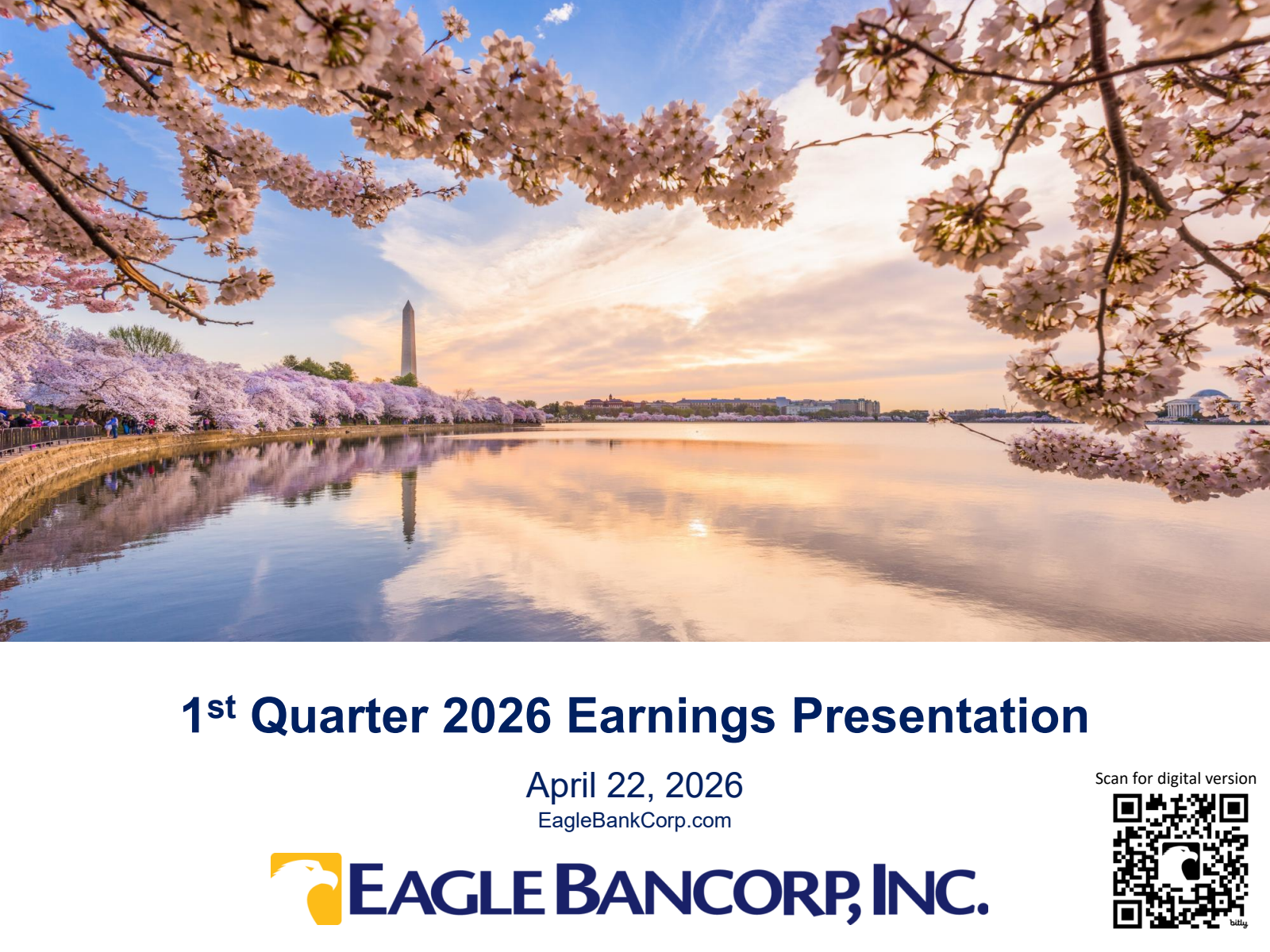 Eagle Bancorp's Q1 2026 Slide Deck