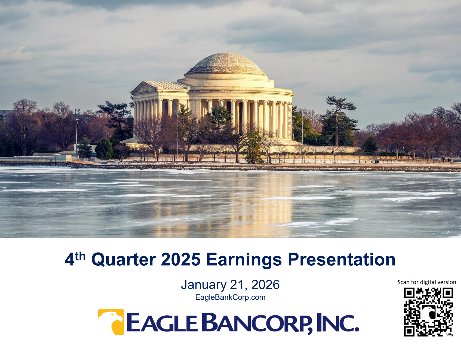Eagle Bancorp's Q4 2025 Slide Deck