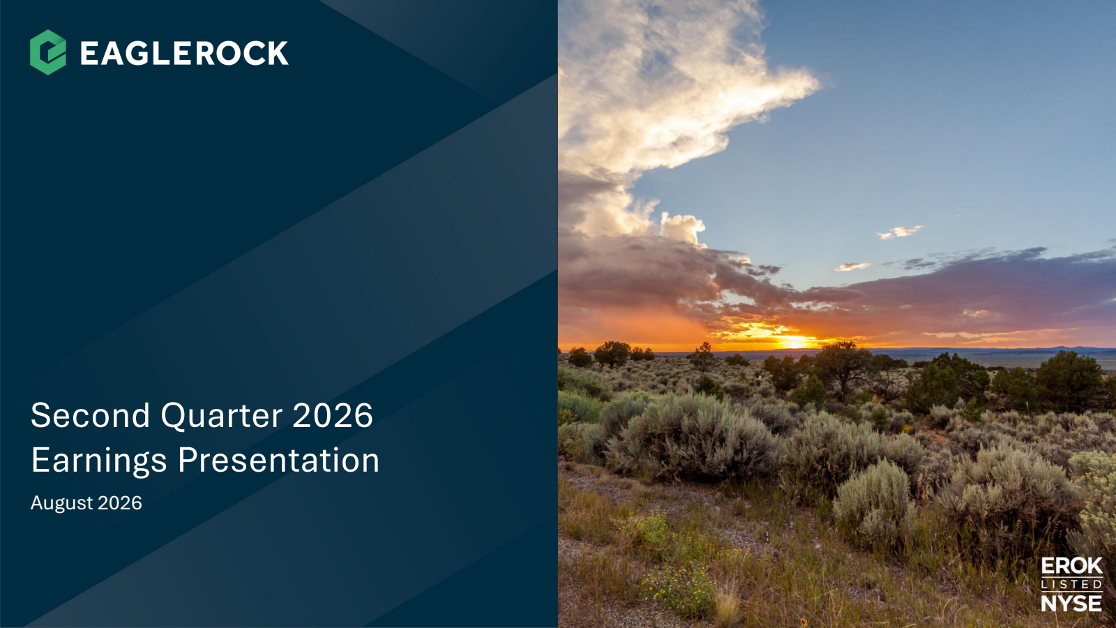 EagleRock Land's Q2 2026 Slide Deck