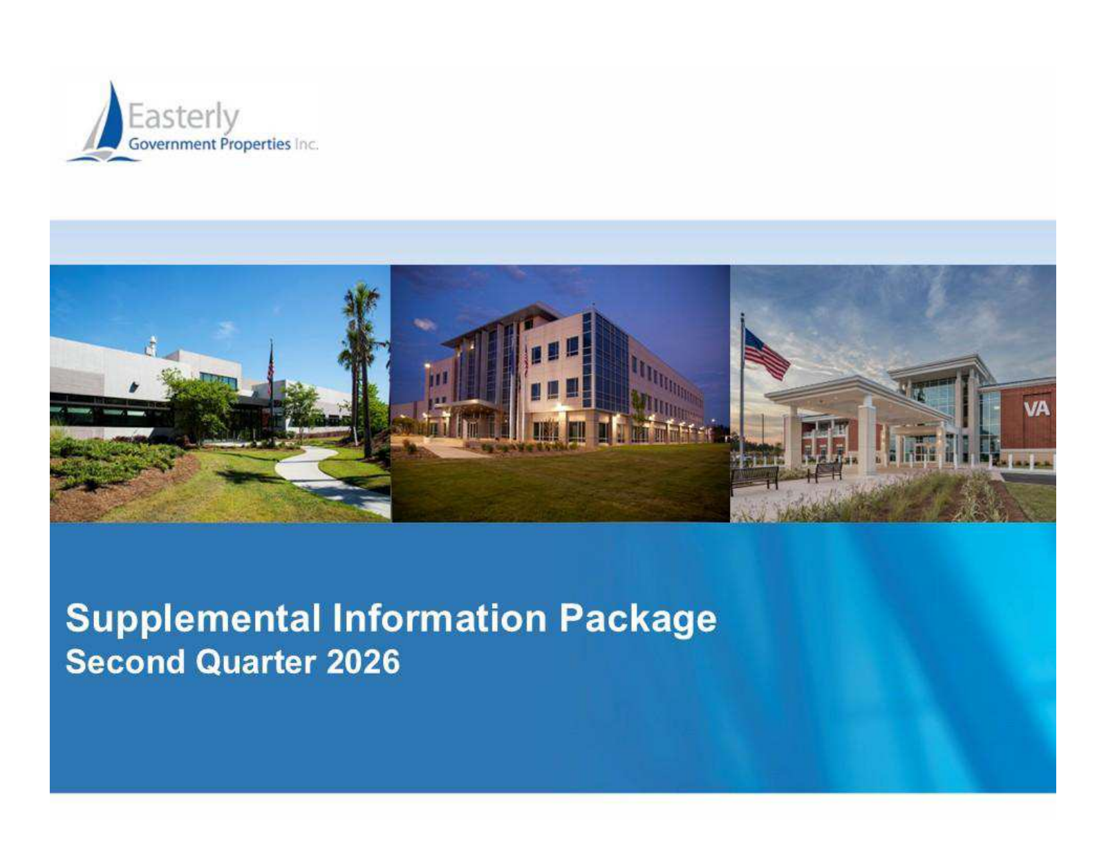 Easterly Government Properties' Q2 2026 Slide Deck
