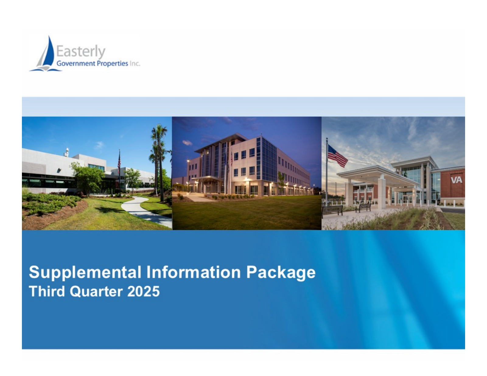 Easterly Government Properties' Q3 2025 Slide Deck